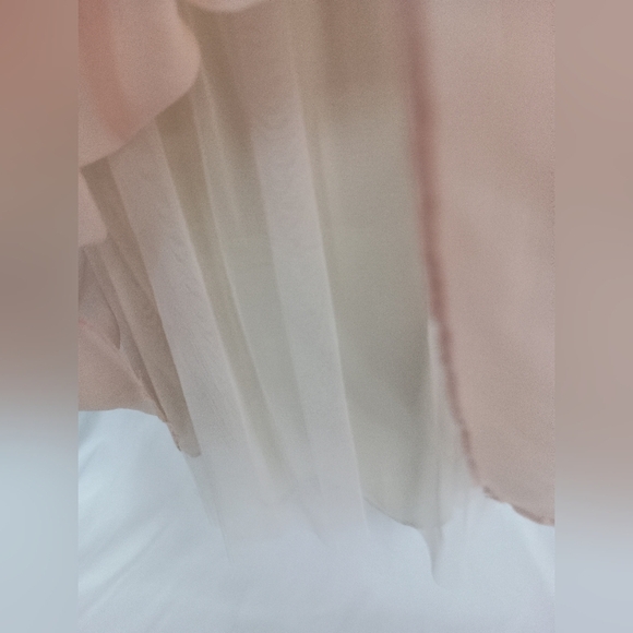 ULTRA PINK Elegant Lace & Chiffon Sleeveless Fit and Flare Party M Dress(#554) - Picture 4 of 10